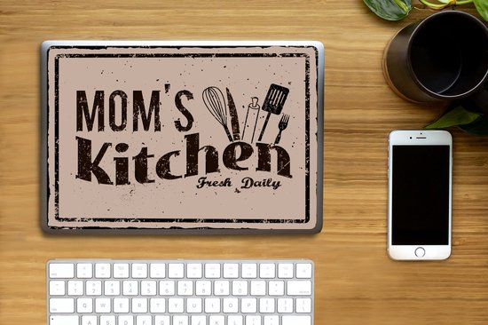 Sticker ordinateur portable - 13,3 pouces - Cuisine - Mam - Vintage