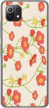 Geschikt voor Xiaomi 11T hoesje - Bloem - Veldbloemen - Patronen - Siliconen Telefoonhoesje