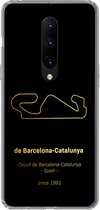 Geschikt voor OnePlus 7 Pro hoesje - F1 - Circuit - Barcelona - Siliconen Telefoonhoesje - Cadeau voor man