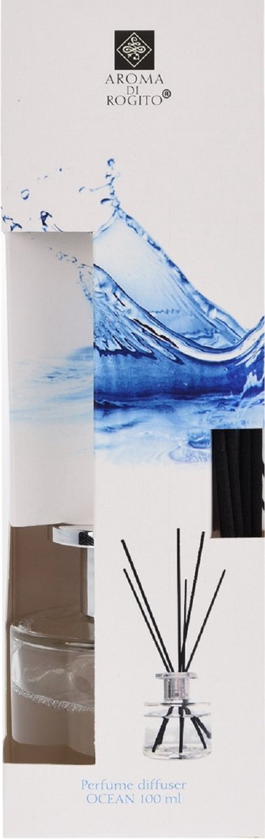 Geurverspreiders - geurstokjes - voor uw interieur - bleu water - 100 ml- geurverspreider