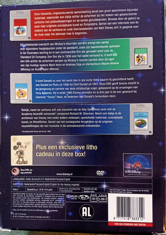 Walt Disney Treasures 4-DVD Collection Limited Edition (Dvd