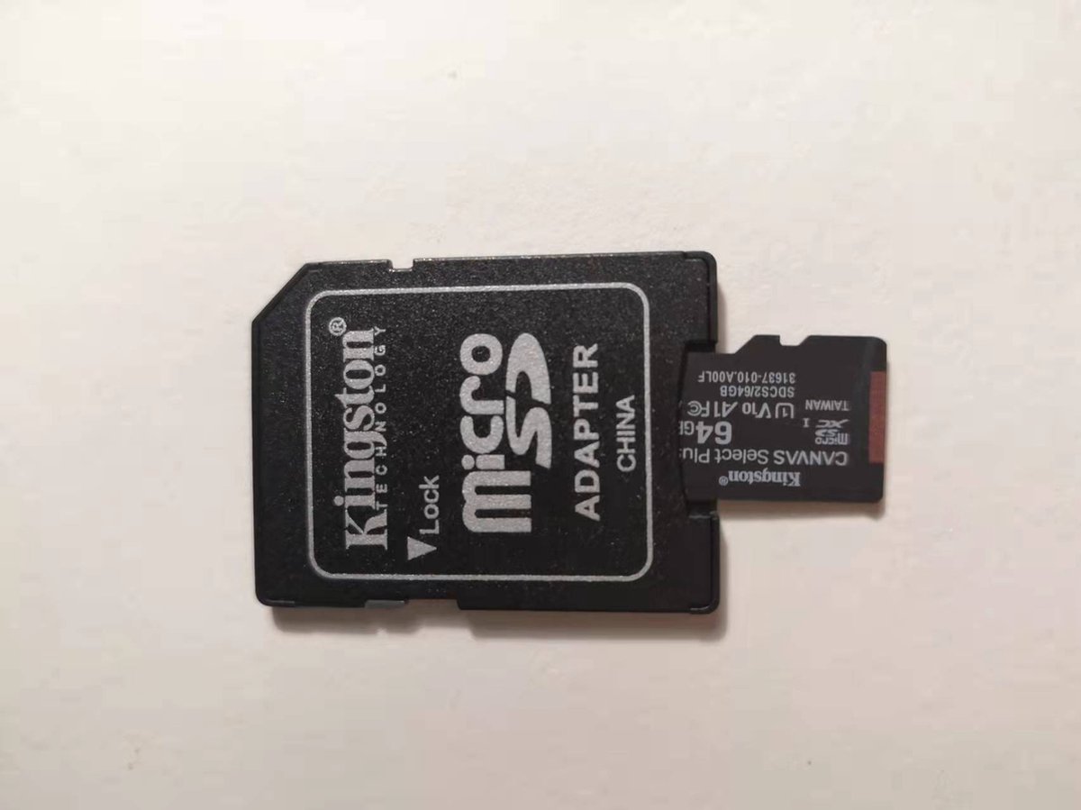 Kingston Canvas Select MicroSD - 64 GB-Class 10- including kingston original SD adaptor