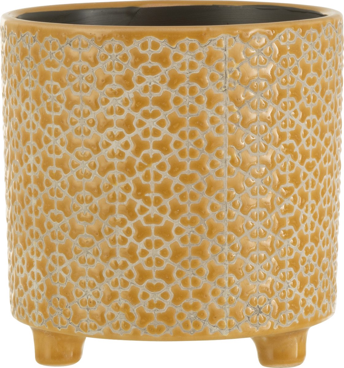 J-Line Bloempot - Grote Ruw Keramiek Terracotta Pot Voor Planten