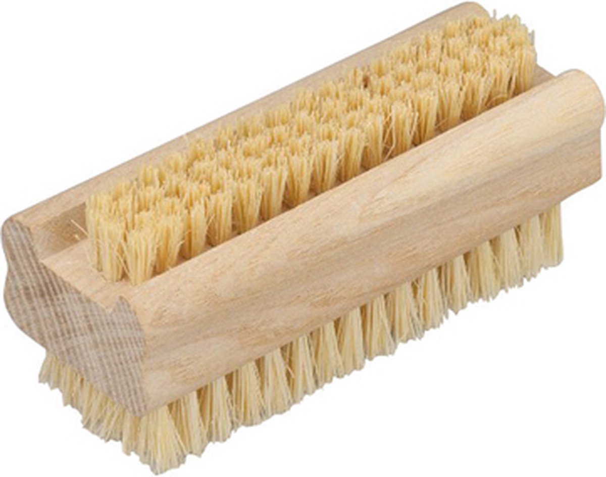 Goedkoopste Weco nagelborstel hout fiber dubbele inzet