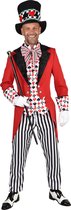 Magic By Freddy's - Casino Kostuum - Spin To Win Jack Pot Man - rood - Medium - Carnavalskleding - Verkleedkleding