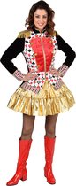 Magic By Freddy's - Casino Kostuum - Hartenjager Kaartspel Jas Vrouw - rood,zwart - XXL - Carnavalskleding - Verkleedkleding