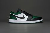 AIR JORDAN 1 LOW ''GREEN TOE'' 553558-371 Maat 45 Groen