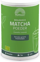 Mattisson - Biologische Matcha Poeder - Gemalen Groene Thee - 350 Gram