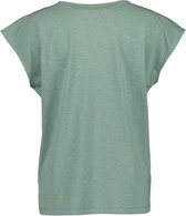 Blue Seven dames shirt 105634 groen print ronde hals - 40