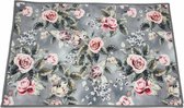 Home&Deco Badmat roze rozen-60x90x2 cm-1 stuks