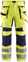 Blaklader Werkbroek met stretch High Vis 1995-1831 - High Vis Geel/Marineblauw - D100