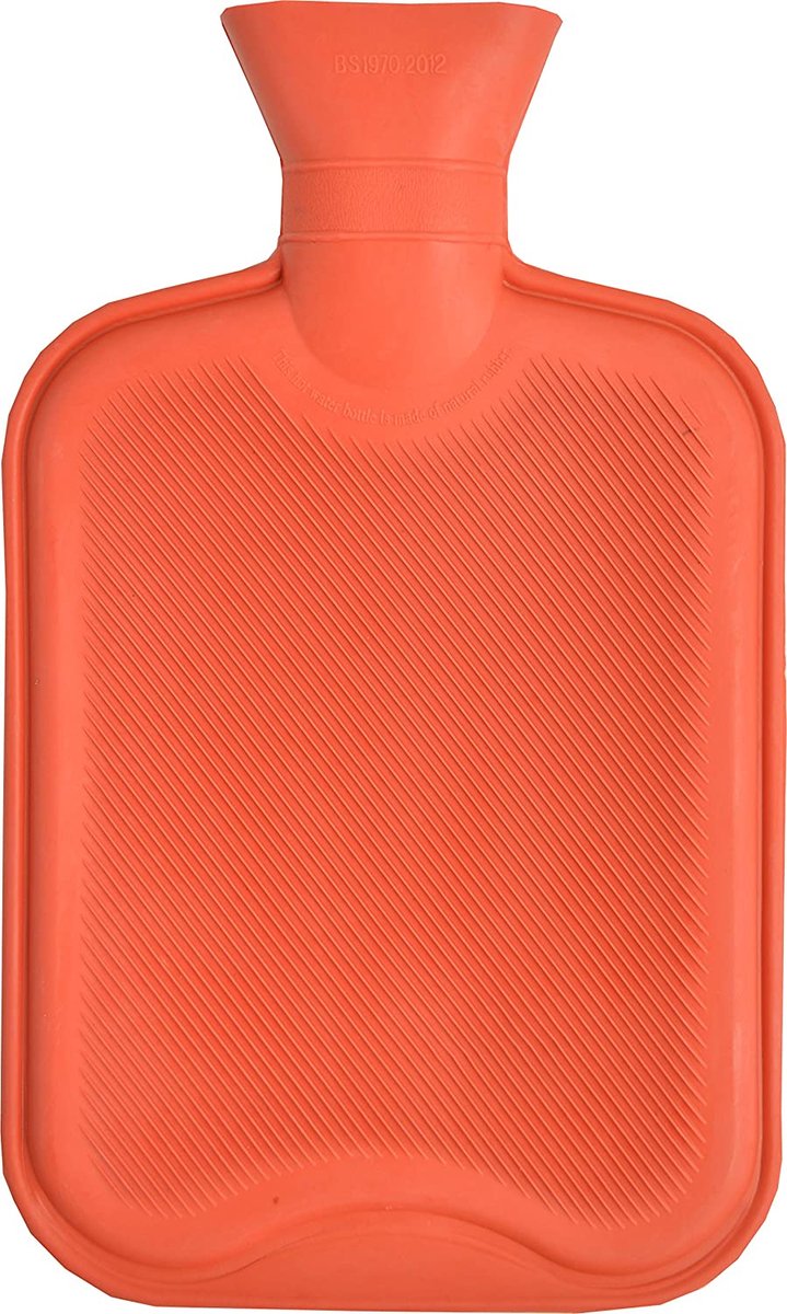 Goedkoopste Vagabond Natuurrubber Warmwaterkruik - 2 Liter - Rood