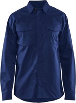 Blaklader Vlamvertragend overhemd 3226-1504 - Marineblauw - XXXL