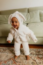 La Olivia Kids - Cuddlebug Bunny Onesie White - 12-18M