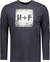 Haze & Finn T-shirt Tee Hf Vintage Ls Mu17 0014 Dark Navy Mannen Maat - XL