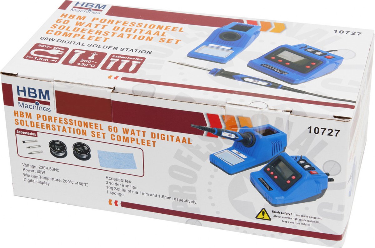 Professioneel 60 Watt Digitaal Soldeerstation Set Compleet – foto 5