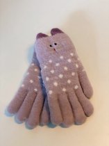 Kinderen Handschoenen - Winter Handschoenen - Meisje - Verwarmde - Roze  hond - Maat 2... | bol.com
