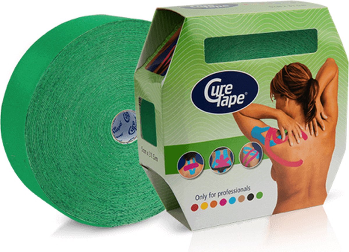 Kinesio Cure Tape Giant Rol - 31,5 m - groen