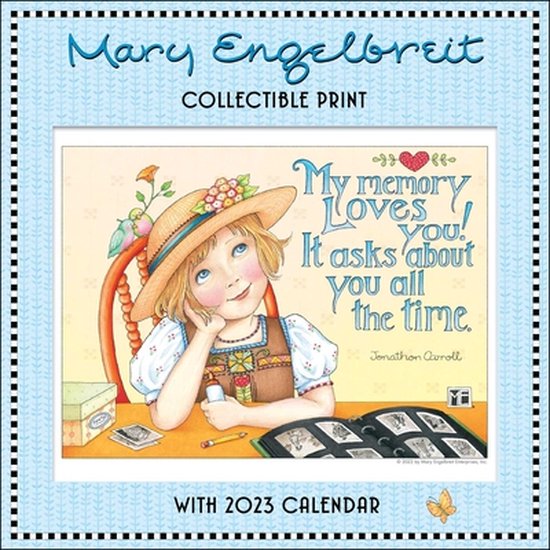 Mary Engelbreit's 2023 Collectible Print with Wall Calendar, mary