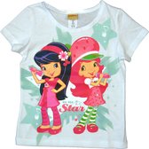 Strawberry Shortcake - Meisjes Kleding - T-shirt - Wit - Maat 98