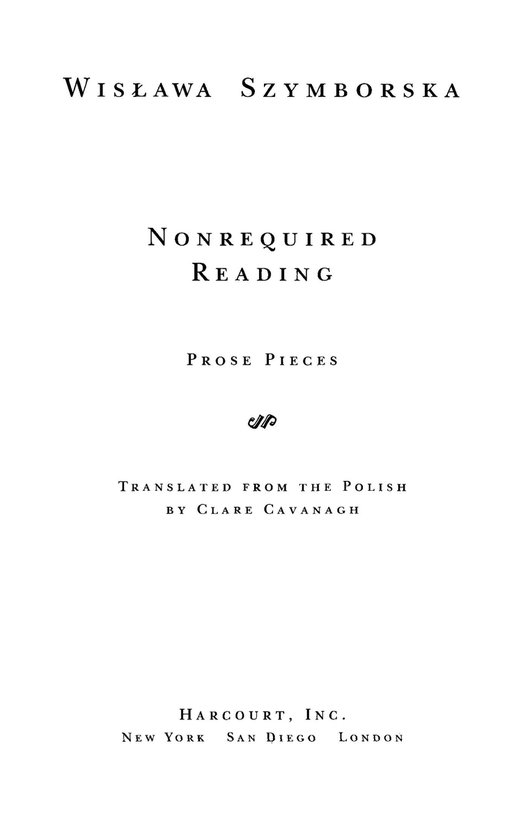 Nonrequired Reading - cover