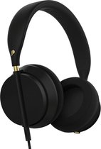 Koptelefoon | Plugged | Crown Over-ear koptelefoon | Zwart | Goud | Koptelefoon | Audio | Headsets | Oordopjes