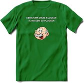 Abraham onze klusser T-Shirt | Grappig Abraham 50 Jaar Verjaardag Kleding Cadeau | Dames – Heren - Donker Groen - XL