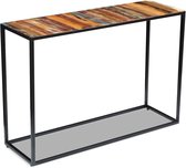 Decoways - Wandtafel 110x35x76 cm massief gerecycled hout