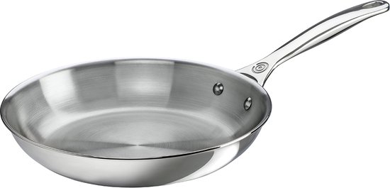 Le Creuset RVS koekenpan 24cm 2,1l