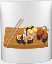 Akyol - Sushi Mok met opdruk - sushi - Sushi liefhebbers - Eten - 350 ML inhoud