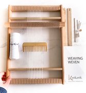 Studio Koekoek - Weven startpakket - met 30 cm weefraam , handige basispakket aan weefgereedschap en weef instructies