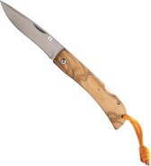 Homey's Michael Pocket Knife - EDC - Acier Inoxydable/Bois d'Olivier - 4 cordons - backlock