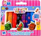 Fruit Mini Stiften - 8 Stuks - Stiften Kinderen - Viltstiften Kinderen - Fruity Squad - Fruit Stiften