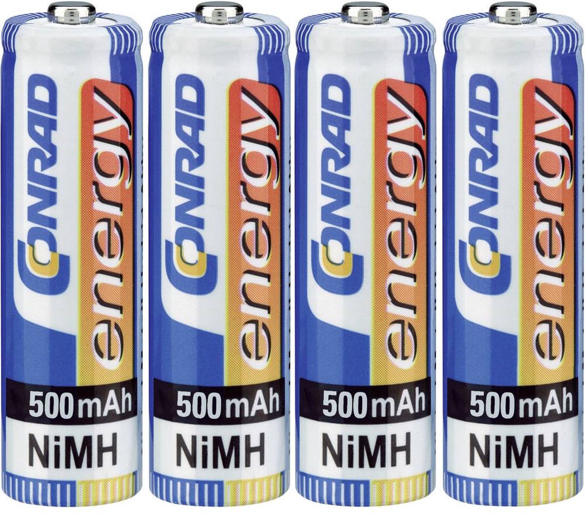 Oplaadbare AAA batterij (potlood) Conrad energy HR03 NiMH 500 mAh 1.2 V 4 stuk(s)