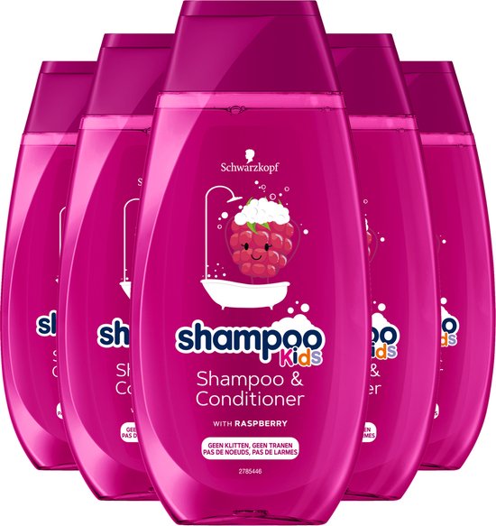 Schwarzkopf Girls Framboos Shampoo 5x 250ml