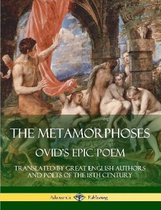 Une peinture intitulée 'The Metamorphoses Ovid's Epic Poem' traduite par des auteurs du 18e siècle.