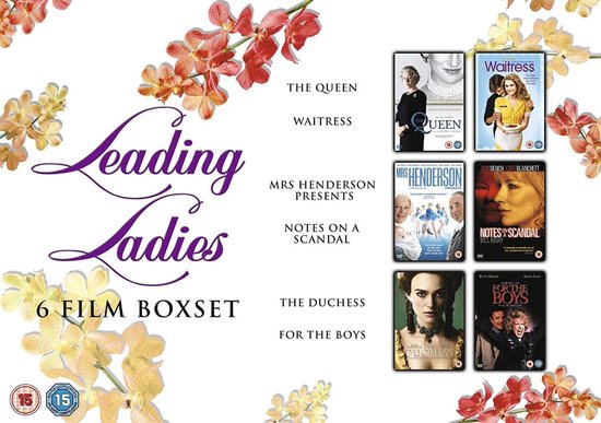 6 Film Boxset-The Queen, Waitress, Mrs Henderson Presents, Notes On A Scandal, The Duchess, For The Boys