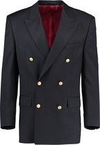 The English Hatter Mannen Bo Blazer Double Breasted Blauw Wol Maat: 60