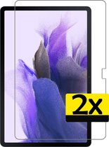 Samsung Galaxy Tab S7 Plus Screenprotector Gehard Glas - 2 stuks