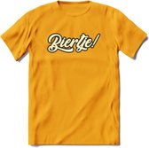 Biertje! T-Shirt | Bier Kleding | Feest | Drank | Grappig Verjaardag Cadeau | - Geel - M