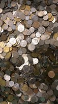 Munten Luxemburg - Een 1/2 kilo authentieke Luxemburgse munten voor uw verzameling, kunstproject, souvenir of als uniek cadeau. Gevarieerde samenstelling.