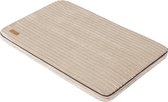 Dog's Lifestyle Benchkussen Rib Beige XL 105cm ( 3 maten, 4 kleuren )