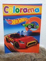 Colorama kleurboek Hot wheels geel, 45 blz