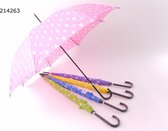 Paraplu - Regendruppels - 110 cm diameter - Roze