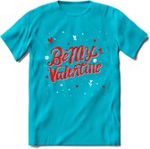 Be My Valentine - Valentijn T-Shirt | Grappig Valentijnsdag Cadeautje voor Hem en Haar | Dames - Heren - Unisex | Kleding Cadeau | - Blauw - XXL