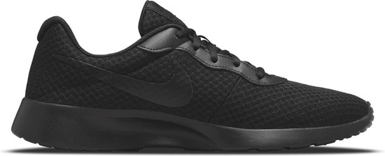 Nike Tanjun Heren Sneakers - Black/Black-Barely Volt - Maat 46 | bol.com