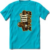 Bier Tap T-Shirt | Bier Kleding | Feest | Drank | Grappig Verjaardag Cadeau | - Blauw - M