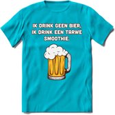 Tarwe Smoothie T-Shirt | Bier Kleding | Feest | Drank | Grappig Verjaardag Cadeau | - Blauw - S