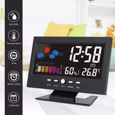 Nieuwe Collectie Wekker Digitale Kleur LCD Backlight Thermometer Hygrometer Weerstation