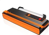 Catice® Vacumeermachine Foodsaver - Vacuum Sealer Apparaat - Vacuum Machine - Seal Apparaat Vacuum - Sealing Machine - Sealmachine - Zwart/Oranje